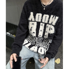 B345P62冬装毛衣时尚保暖潮毛衣针织衫打底慵懒风宽松海马，男装针织衫/毛衣，星座512-6