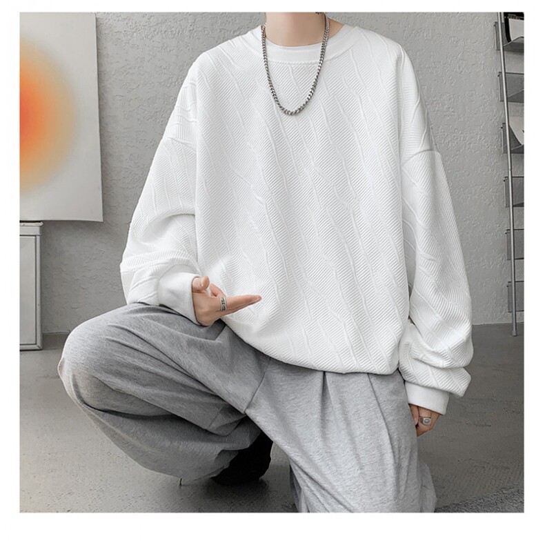 卫衣男秋季新款宽松套头圆领衫长袖上衣WY6633-P30,男装卫衣,星座214-3