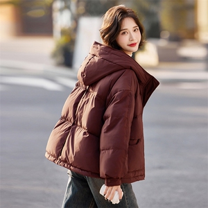 短款羽绒服女冬季2024新款高端洋气小个子云朵泡芙面包服外套图片