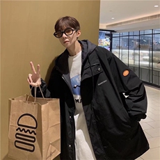 潮流夹克潮男春季假两件夹克J6536P60，男装夹克，星座1116-2