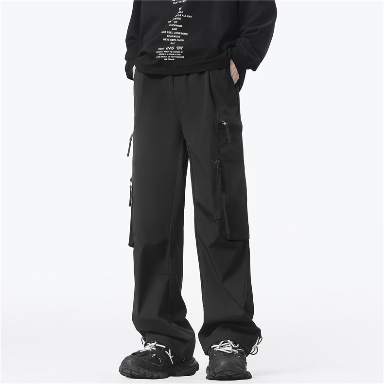 冲锋裤男秋冬季机能伞兵裤工装裤宽松直筒男装休闲裤GK2176-P50,男装工装外套,星座302B-2
