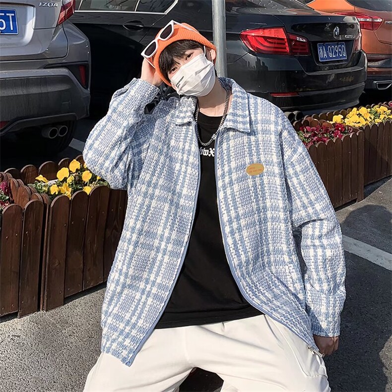外套男港风ins潮百搭春秋季夹克休闲J185P65,男装夹克,星座1116-2