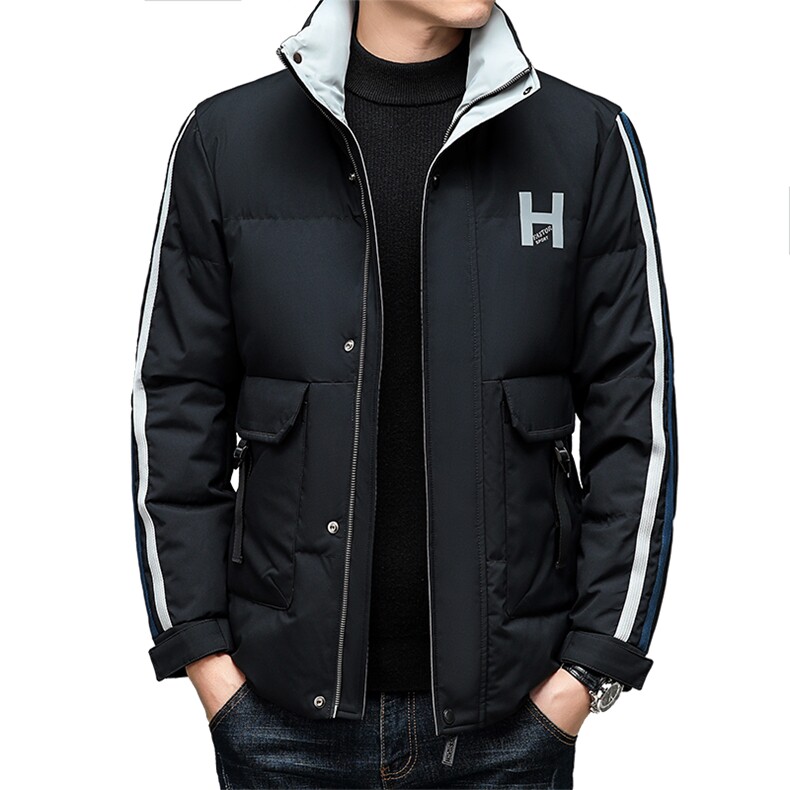 V3581钱塘2020-3冬季厚款商务休闲中年男士90鸭绒羽绒服P195,男装羽绒服,钱塘207-3