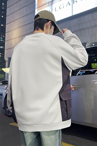 现货 6508-P43大码 控79 春季大码宽松男士卫衣图片