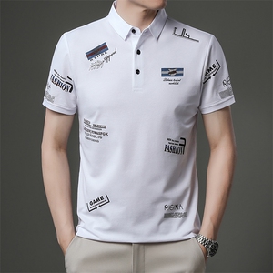 AC5066钱塘2020-3夏季男士精品短袖翻领印花休闲T恤精品P56图片