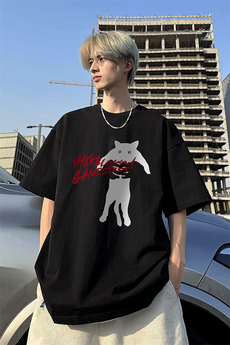 240g美式重磅短袖T恤FSDX265M-5XL特批25无差价控48,男装T恤,电商B219B