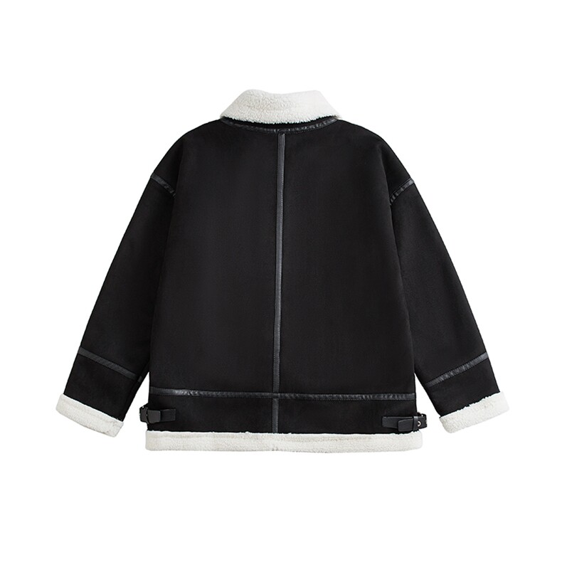 现货-港风2025冬装新款皮毛一体加厚保棉衣218-7-M102-P125-控158,男装棉衣,星座218-7