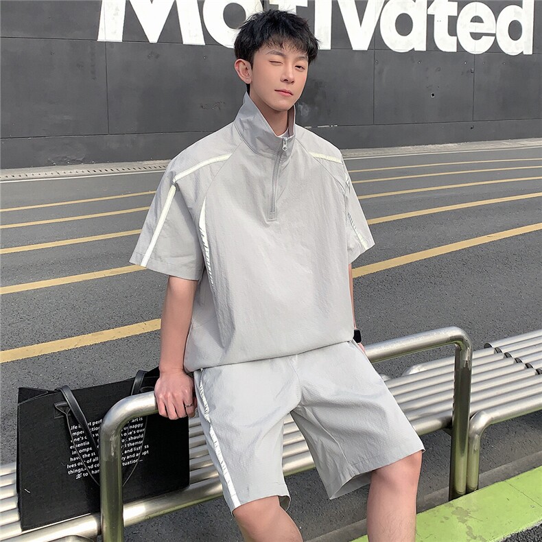 新款休闲短袖衬衫,男装衬衫,星座1106-2（原1111B）