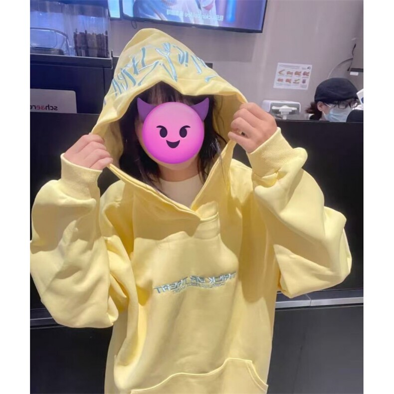 5233-P50原版刺绣纯棉复合牛奶丝银狐绒连帽卫衣薄款/加绒,女装卫衣/绒衫,星座617A-2