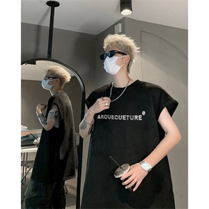 麂皮绒 背心/马甲/坎肩 2025夏季男装无袖T恤XZ514-2-2024120-P28图片
