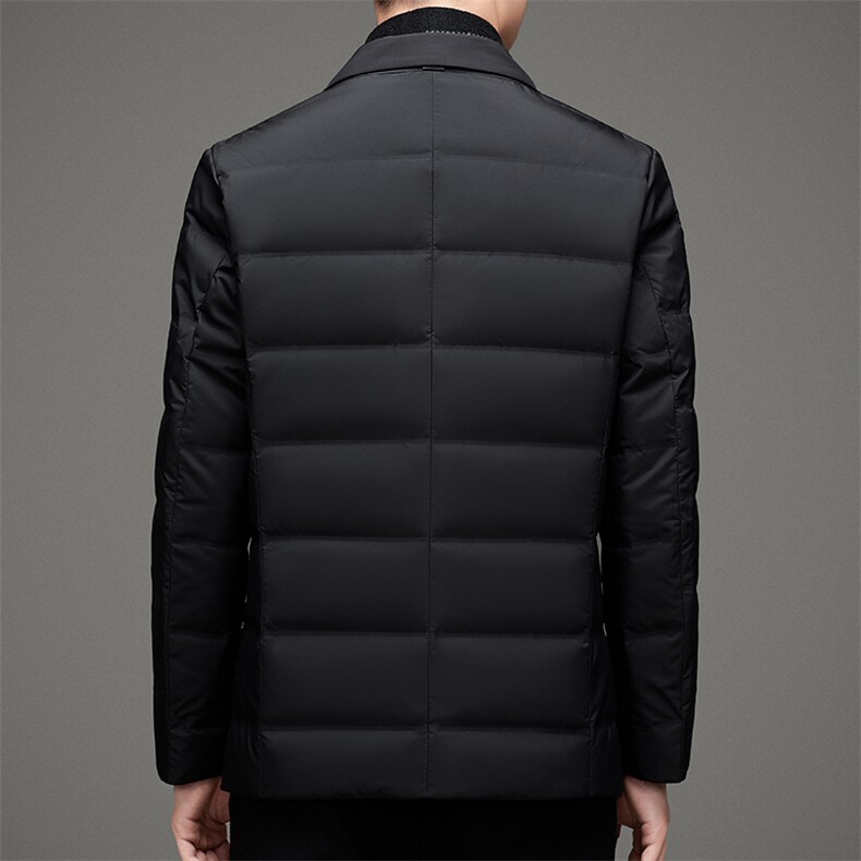 DAy088钱塘2020-3冬季轻薄羽绒服男士商务潮流西装领外套P195,男装羽绒服,钱塘207-3