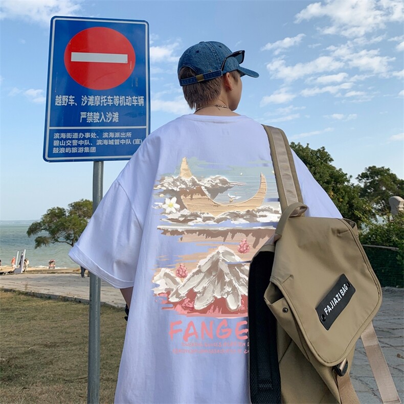 提供视频买家秀220克重磅短袖t恤得物直播有280克品质T211特18,男装T恤,星座617B