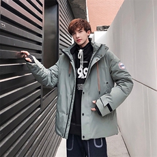 含潮牌冬季新款防水工装连帽羽绒服男DS-B293-A708，男装羽绒服，电商A306