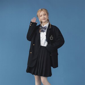 C316XZ662 P98 秋装绣花款情侣装男女款制服班服JKDK西服学院图片