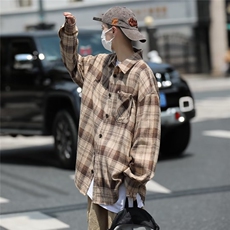 新款潮流男格子衬衫C4525P38，男装衬衫，星座1116-2