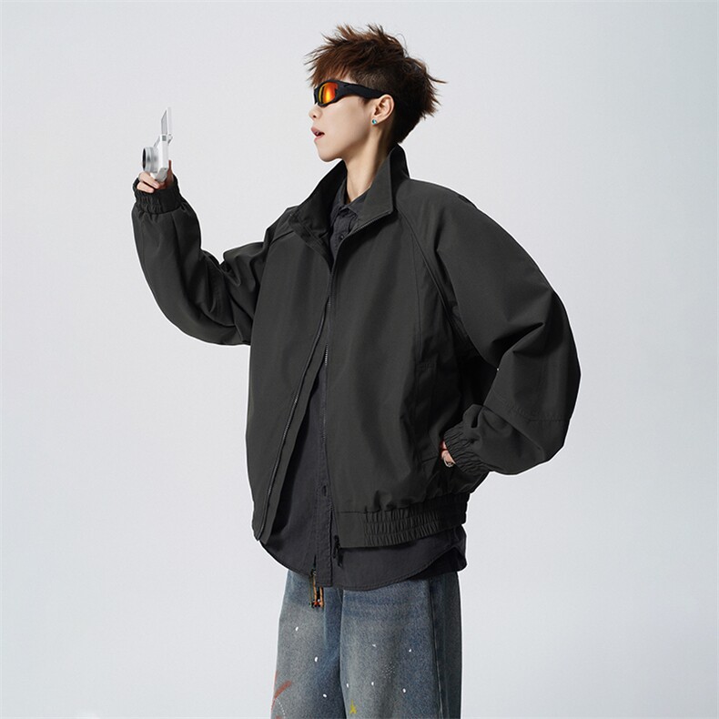 春季新款美式高街潮流飞行服男士立领夹克外套2619-P45,男装夹克,星座1403A