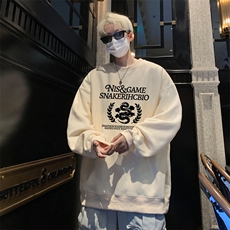 ！圆领卫衣男装港风长袖T恤男外套男WY264-特P23，男装T恤，电商B367
