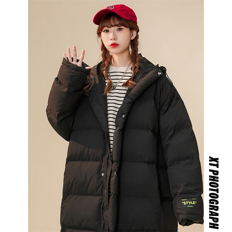 1中性风中长款横条连帽大码M-5XL潮流棉服外套女8719P135控188，男装棉衣，星座226-2