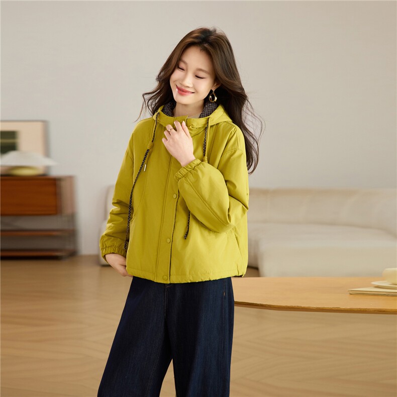 现货！！！！薄款连帽棉服女,女装棉衣/棉服,素月