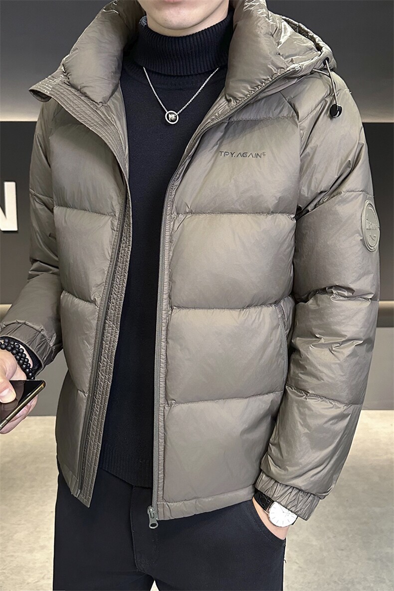 韩版保暖加厚连帽男羽绒服2025冬季新款宽松面包服外套Y9610P145,男装羽绒服,星座914