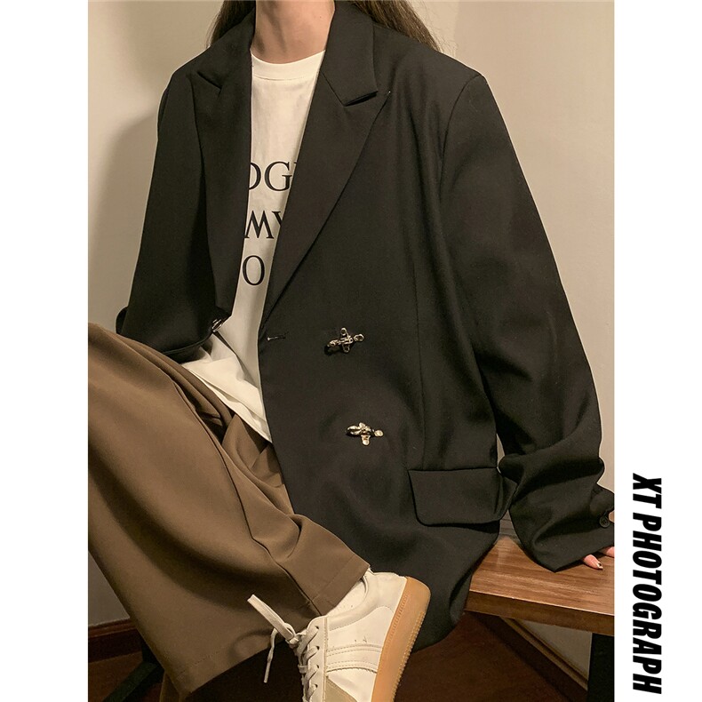 1中性风金属飞机扣设计西服男95%聚酯纤维5%氨纶XF77772P95控128，男装西服，星座226-2