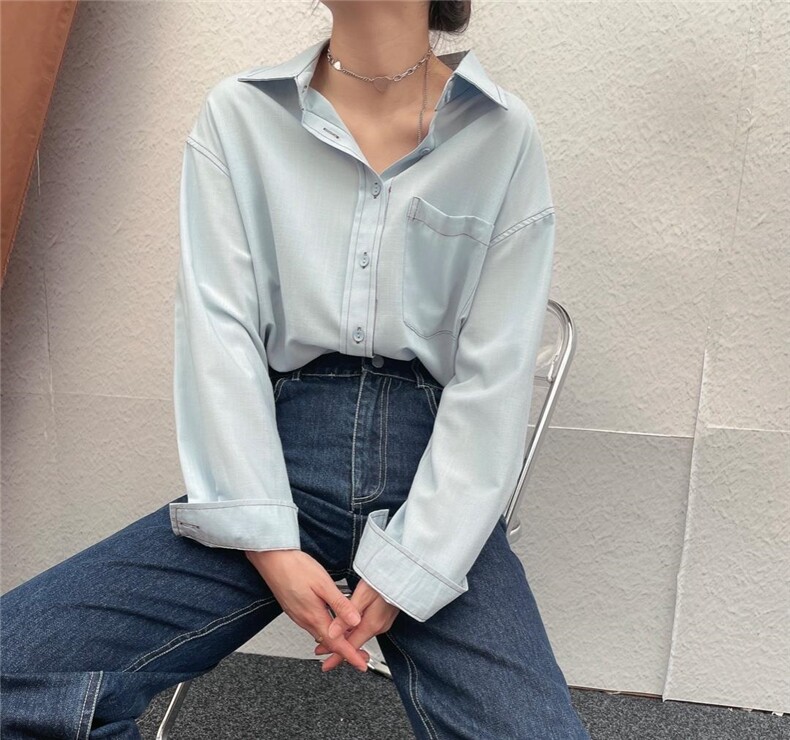 现货.秋季新款衬衫，女装衬衫，YEAXIU(6F)