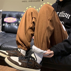 XZ616冬季新款灯芯绒加绒加厚休闲裤TY427P65控78，男装休闲裤，星座512A（原616）