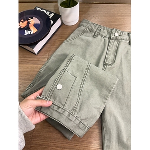B221 美式暗黑高品质多口袋休闲工装裤子 LK24352-特P55控88图片