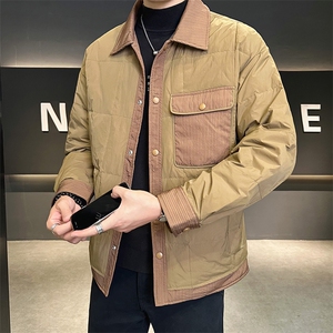 标90白鸭绒 冬季店主风高品质保暖翻领羽绒服外套男M628-P255图片