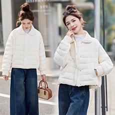 现货主推！！2025冬季新款简约休闲白鸭绒羽绒服，女装羽绒服，半夏