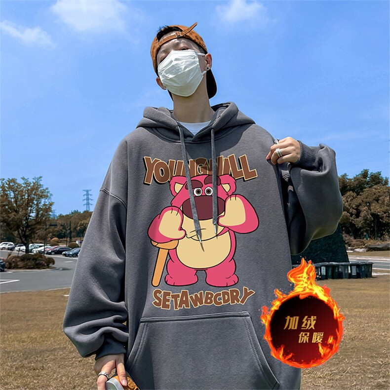500克重磅秋冬美式加绒加厚卫衣外套DL510常规特P35绒特P40,男装卫衣,电商A486