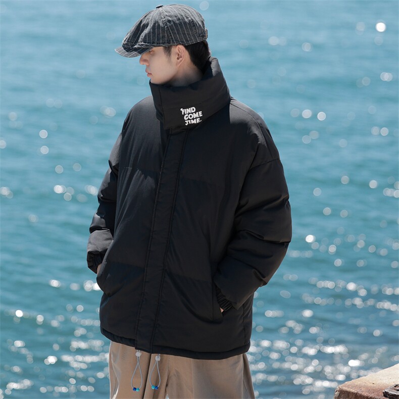 克莱因蓝冬季棉衣男加厚棉袄外套ins情侣款面包棉服M0761-P100图片