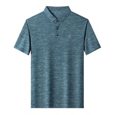 夏季新款男士翻领短袖t恤中年有领男装上衣服休闲POLO衫，男装T恤，电商B212（原钱塘6029）