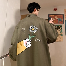 麂皮绒夹克男大码立领褂子外套JK85265-P68加绒款-P78，男装夹克，电商A040