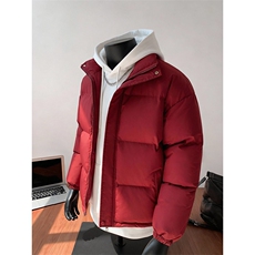 现货高品质美式高街冬季重磅三防加厚羽绒棉衣厚外套面包棉服，男装棉衣，电商A486