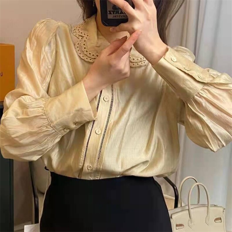 重工衬衫，女装衬衫，米高