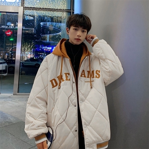 假两件棉服男士2023年新款青少年加厚棉衣服冬装外套M0791-P108图片