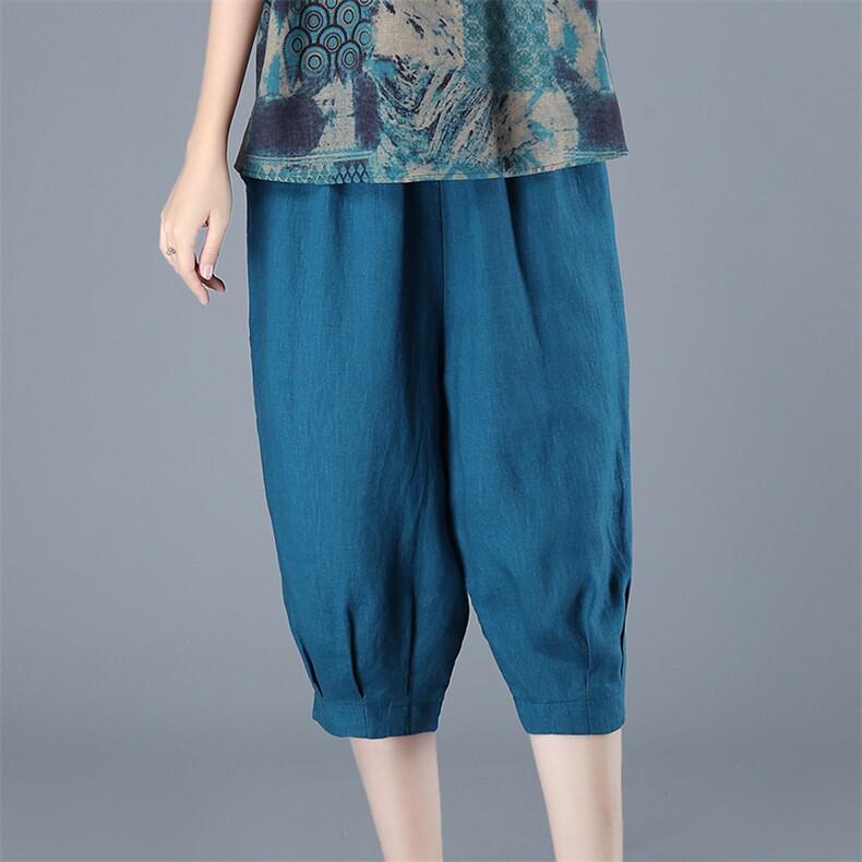 裤子2021年夏季简约收腰简约纯色潮流舒适通勤，女装裤子，独衣靓