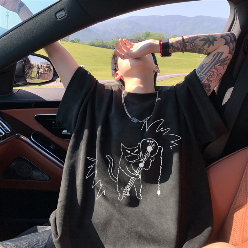 量大优供视频重磅麂皮绒短袖T恤男JPDX234-特P19,男装T恤,电商B367