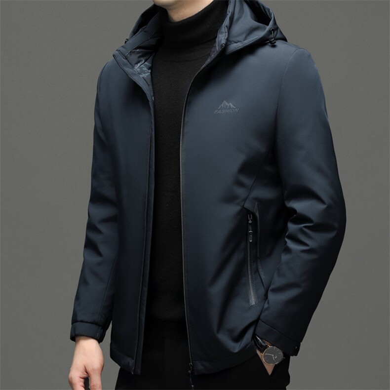 羽绒服男冬季加厚保暖上衣新款中年男士可脱卸帽商务休闲外套男装,男装羽绒服,电商B212（原钱塘6029）