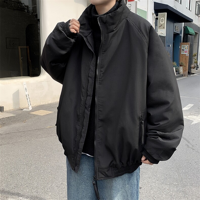 日系立领棉衣男士美式复古加厚外套潮牌工装棉服M905-P85,男装棉衣,星座308B-2