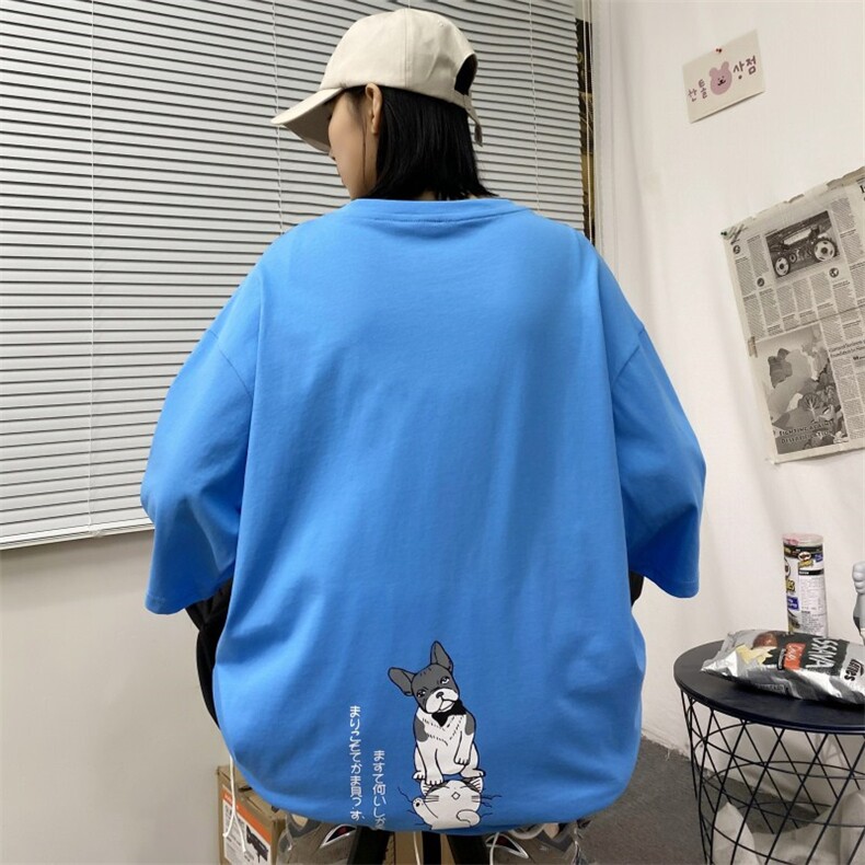 夏季新款短袖t恤港风宽松潮流短袖男A210-A8302-P25控38图片