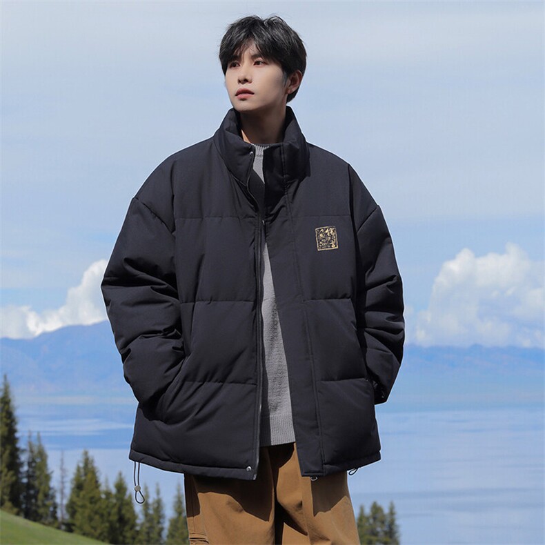 现货 抖音得物可供视频 冬季三防加厚羽绒棉衣外套面包棉服 81151图片