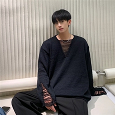 美式毛衣小众设计男慵懒风休闲针织衫JY48P42，男装针织衫/毛衣，星座1116-2