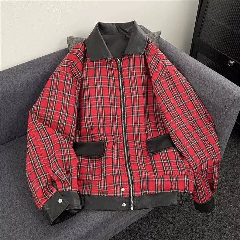 W9352-P78潮流秋季新款外套男潮流上衣服男士夹克韩版百搭2025,男装夹克,电商B323A