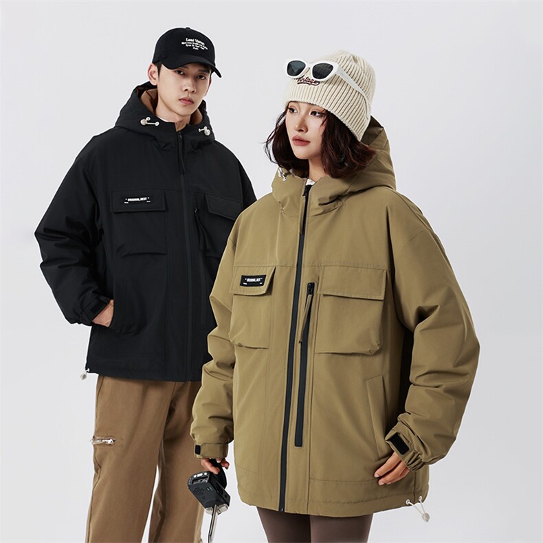 特大码冬潮流胖子连帽保暖加肥加大工装90羽绒服A436-2361-P235,男装羽绒服,电商A436
