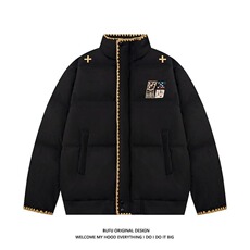 潮民族风棉服男女冬季情侣装刺绣棉衣外套面包服，男装民族服装，星座1210-1
