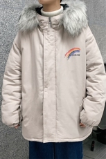 MM48064-P130冬季大毛领棉衣男士大码加厚棉袄男棉服，男装棉衣，电商A040