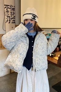有货【新款】24冬季碎花韩版羽绒服 667-P240-K328图片
