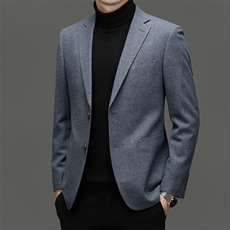 CK6888钱塘2020-2商务休闲百搭冬季厚款中年男士毛呢外套P350，男装毛呢大衣，钱塘207-2